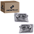 1994 Ford Ranger - Driver and Passenger Side Halogen Headlight, With bulb(s), OE Replacement