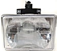 Driver and Passenger Side Halogen Headlight, With bulb(s), OE Replacement