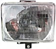 Driver and Passenger Side Halogen Headlight, With bulb(s), OE Replacement