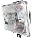 Driver and Passenger Side Halogen Headlight, With bulb(s), OE Replacement