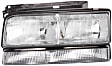 Driver and Passenger Side Halogen Headlight, With bulb(s), OE Replacement