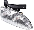 1995-1999 Chevrolet Cavalier - Driver and Passenger Side Halogen Headlight, With bulb(s), OE Replacement