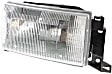 Driver and Passenger Side Halogen Headlight, With bulb(s), OE Replacement