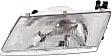 Driver and Passenger Side Halogen Headlight, With bulb(s), OE Replacement