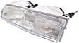 Driver and Passenger Side Halogen Headlight, With bulb(s), OE Replacement