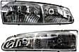 1996 Ford Thunderbird - Driver and Passenger Side Halogen Headlight, With bulb(s), OE Replacement