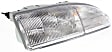 1995 Ford Thunderbird - Driver and Passenger Side Halogen Headlight, With bulb(s), OE Replacement