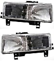 2001 Chevrolet Express 1500 - Driver and Passenger Side Halogen Headlight, With bulb(s), OE Replacement