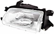 Driver and Passenger Side Halogen Headlight, With bulb(s), OE Replacement