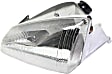 Driver and Passenger Side Halogen Headlight, Without bulb(s), OE Replacement
