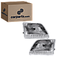2002 Ford Expedition - Driver and Passenger Side Halogen Headlight, With bulb(s), OE Replacement