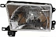 Driver and Passenger Side Halogen Headlight, With bulb(s), OE Replacement