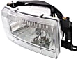 Driver and Passenger Side Halogen Headlight, With bulb(s), OE Replacement