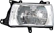 Driver and Passenger Side Halogen Headlight, With bulb(s), OE Replacement