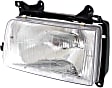Driver and Passenger Side Halogen Headlight, With bulb(s), OE Replacement