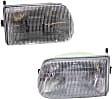 1994 Mazda B4000 - Driver and Passenger Side Halogen Headlight, With bulb(s), OE Replacement
