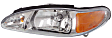 Driver and Passenger Side Halogen Headlight, With bulb(s), OE Replacement