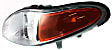 Driver and Passenger Side Halogen Headlight, With bulb(s), OE Replacement