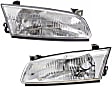 1998 Toyota Camry - Driver and Passenger Side Halogen Headlight, With bulb(s), OE Replacement