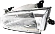 1998 Toyota Camry - Driver and Passenger Side Halogen Headlight, With bulb(s), OE Replacement