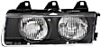 Driver and Passenger Side Halogen Headlight, With bulb(s), OE Replacement