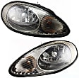 Driver and Passenger Side Halogen Headlight, With bulb(s), OE Replacement