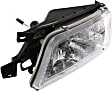 Driver and Passenger Side Halogen Headlight, With bulb(s), OE Replacement