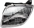 Driver and Passenger Side Halogen Headlight, With bulb(s), OE Replacement