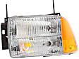 1995 Chevrolet Blazer - Driver and Passenger Side Halogen Headlight, With bulb(s), OE Replacement