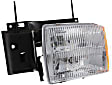 1995 Chevrolet Blazer - Driver and Passenger Side Halogen Headlight, With bulb(s), OE Replacement