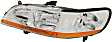 2001-2002 Honda Accord - Driver and Passenger Side Halogen Headlight, Without bulb(s), OE Replacement