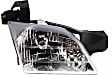Driver and Passenger Side Halogen Headlight, With bulb(s), OE Replacement