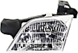 Driver and Passenger Side Halogen Headlight, With bulb(s), OE Replacement
