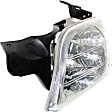 Driver and Passenger Side Halogen Headlight, With bulb(s), OE Replacement
