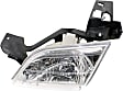 Driver and Passenger Side Halogen Headlight, With bulb(s), OE Replacement