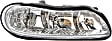 Driver and Passenger Side Halogen Headlight, With bulb(s), OE Replacement