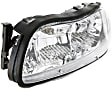 Driver and Passenger Side Halogen Headlight, With bulb(s), OE Replacement