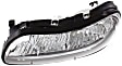 Driver and Passenger Side Halogen Headlight, With bulb(s), OE Replacement