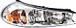 1999 Ford Contour - Driver and Passenger Side Halogen Headlight, With bulb(s), OE Replacement