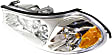 1999 Ford Contour - Driver and Passenger Side Halogen Headlight, With bulb(s), OE Replacement