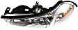 1999 Ford Contour - Driver and Passenger Side Halogen Headlight, With bulb(s), OE Replacement