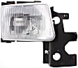 Driver and Passenger Side Halogen Headlight, With bulb(s), OE Replacement