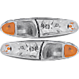 1997-2005 Buick Century - Driver and Passenger Side Halogen Headlight, With bulb(s), OE Replacement