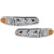 2003 Buick Century - Driver and Passenger Side Halogen Headlight, With bulb(s), OE Replacement