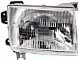 2000 Nissan Frontier - Driver and Passenger Side Halogen Headlight, With bulb(s), Production Date Up To September 1999, OE Replacement