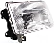 2000 Nissan Frontier - Driver and Passenger Side Halogen Headlight, With bulb(s), Production Date Up To September 1999, OE Replacement