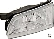 Driver and Passenger Side Halogen Headlight, With bulb(s), OE Replacement