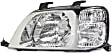 Driver and Passenger Side Halogen Headlight, Without bulb(s), OE Replacement