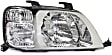 Driver and Passenger Side Halogen Headlight, Without bulb(s), OE Replacement