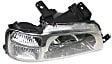 Driver and Passenger Side Halogen Headlight, Without bulb(s), OE Replacement